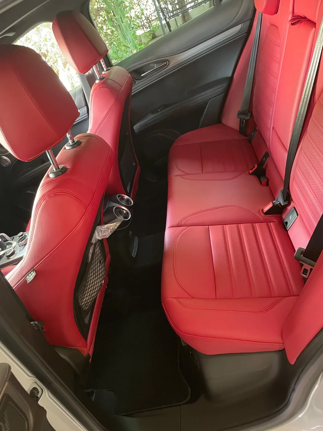Red leather cabin after a Detail Boss visit